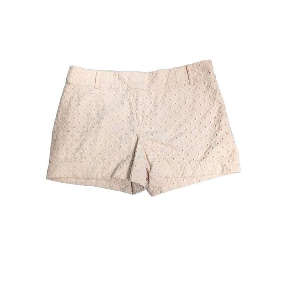 Ann Taylor LOFT Shorts Eyelet Summer Spring Vacation Pale pink Women’s Size 6 - Picture 1 of 5
